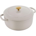 Garnek żeliwny okrągły BALLARINI BELLAMONTE 75003-552-0 - 5,5 ltr kość słoniowa - 1508397