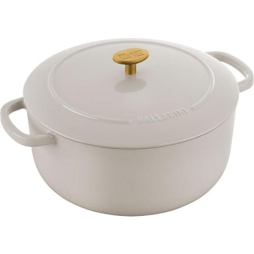 Garnek żeliwny okrągły BALLARINI BELLAMONTE 75003-552-0 - 5,5 ltr kość słoniowa - 1881792