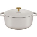 Garnek żeliwny okrągły BALLARINI BELLAMONTE 75003-552-0 - 5,5 ltr kość słoniowa - 1508398
