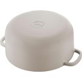 Garnek żeliwny okrągły BALLARINI BELLAMONTE 75003-552-0 - 5,5 ltr kość słoniowa - 1508400
