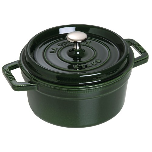 Garnek żeliwny okrągły Staub - Zielony, 2.2 ltr - 1881562