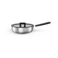 FISKARS PATELNIA 26cm / 2,8L Z POKRYWKĄ HARD FACE STEEL SZEFA KUCHNI - 2309661