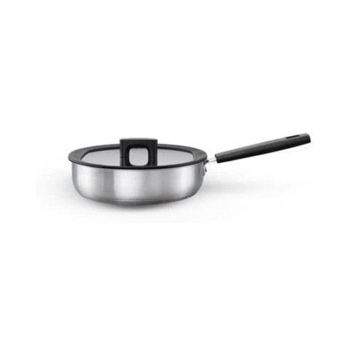 FISKARS PATELNIA 26cm / 2,8L Z POKRYWKĄ HARD FACE STEEL SZEFA KUCHNI - 1908308