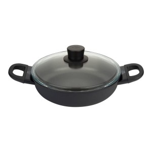Patelnia BALLARINI Avola głęboka z 2 uchwytami tytanowa 28 cm 75002-923-0