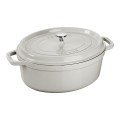 STAUB Garnek żeliwny owalny 4,2l biała trufla - 1185350