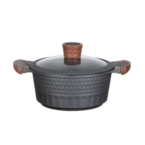 Resto Kitchenware Capella 2,6 l Okrągły Czarny, Drewno