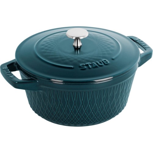 Garnek żeliwny okrągły Staub - 2.3 ltr, Morski - 2104833