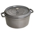 Garnek żeliwny okrągły STAUB 40509-862-0 - grafitowy 8.35 ltr - 1881742