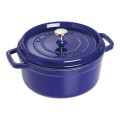 Garnek żeliwny okrągły STAUB 40510-284-0 - 5,2 ltr niebieski - 1508356