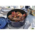Garnek żeliwny okrągły STAUB 40510-284-0 - 5,2 ltr niebieski - 1508360