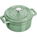 Mini garnek żeliwny okrągły Staub - 250 ml, Miętowy - 1881655