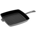 Kwadratowa patelnia żeliwna grillowa STAUB 40501-109-0 - grafitowa 30 cm - 1988234