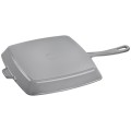 Kwadratowa patelnia żeliwna grillowa STAUB 40501-109-0 - grafitowa 30 cm - 1180212