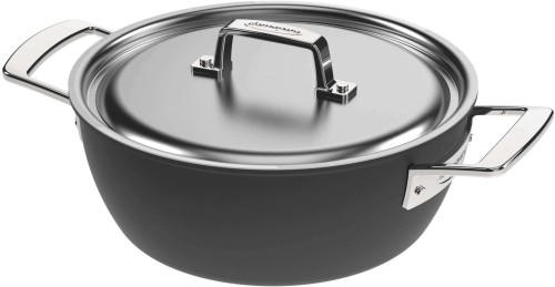 DEMEYERE BLACK 5 Patelnia głęboka 2H z pokrywką 24 cm - 2090580