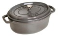 STAUB Garnek żeliwny owalny 3,2l grafitowy - 1461233