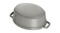 STAUB Garnek żeliwny owalny 3,2l grafitowy - 1461236