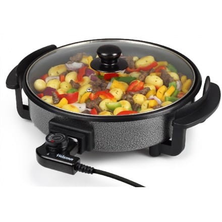 Trójgwiazda | Wielofunkcyjna patelnia grillowa | PZ-2963 | Średnica 30 cm | Czarny | Uchwyt stały - 1999600