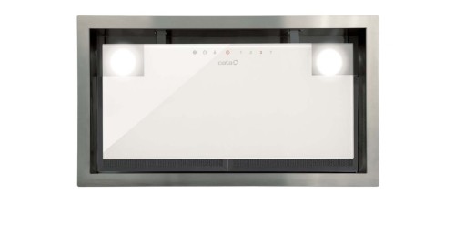 Zadaszenie CATA Hood GC DUAL A 45 XGWH, Klasa efektywności energetycznej A, Szerokość 45 cm, 820 m3/h, Sterowanie dotykowe, LED, Białe szkło - 2049285