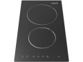 CATA Hob TD 3102 BK Vitroceramic, Number of burners/cooking zones 2, Touch, Timer, Black - 2230981