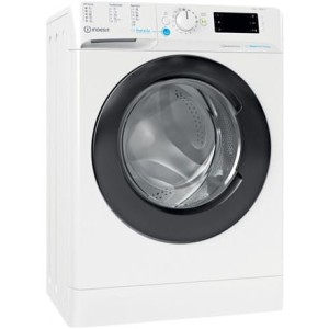 INDESIT Pralka BWSE 71295X WBV EU Klasa efektywności energetycznej B, Ładowanie od przodu, Pojemność prania 7 kg, 1200 obr./min, Głębokość 43.5 cm, Szerokość 59.5 cm, Wyświetlacz, Duża cyfra, Biały