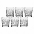 Zestaw 6 szklanek z grubym dnem Babila rafa koralowa - Przezroczysty, 350 ml - 1883274