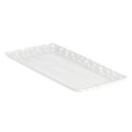Zdobiona taca do serwowania Valentino - Biały, 27 x 19 cm - 2310426