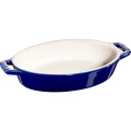 Owalny półmisek ceramiczny Staub - 400 ml, Niebieski - 1942550