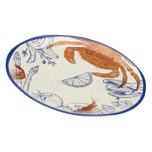 ROSE&TULIPANI Ocean Life Duża taca okrągła z melaminy 42 cm - 2109798