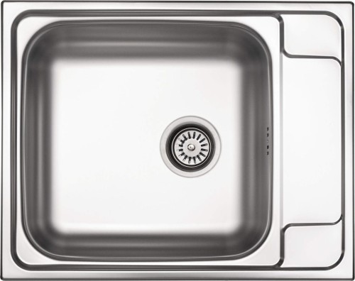 Zlewozmywak stalowy 1-komorowy z ociekaczem - 2258516