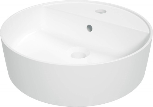Umywalka ceramiczna nablatowa z miejscem na baterię - 2258524