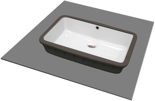 Umywalka ceramiczna podblatowa - 2258398