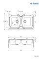 Deante Tango ZM50200 zlewozmywak stalowy 80x50 cm - 2258693