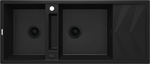 Zlewozmywak granitowy magnetyczny 2-komorowy z ociekaczem ZRM_N213 5907650817208 - 2258526