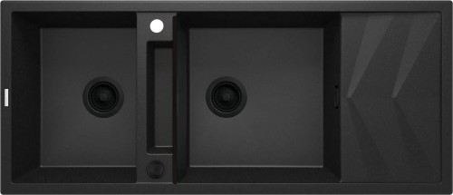 Zlewozmywak granitowy magnetyczny 2-komorowy z ociekaczem ZRM_G213 5907650817192 - 2258627