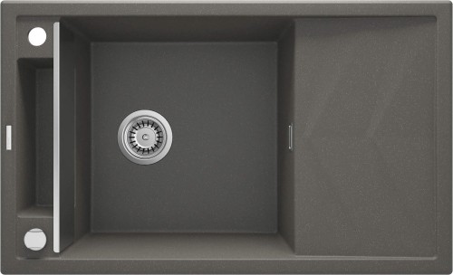 Zlewozmywak granitowy magnetyczny 1-komorowy z ociekaczem ZRM T113 5908212095041 - 2258629