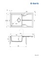Deante Andante ZQNT113 zlewozmywak granitowy 78x49 cm - 2258540