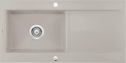 Zlewozmywak ceramiczny 1-komorowy z ociekaczem ZCB C113 5907650878100 - 2258706