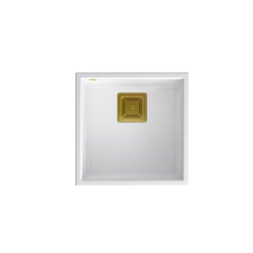 DAVID 40 GraniteQ snow white/elementy miedziane - 2085976