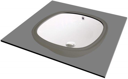 Umywalka ceramiczna podblatowa - 2258771