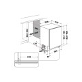 Zmywarka Whirlpool WIC 3C26F (szer. 59,5cm; Panel zamknięty) - 2022657