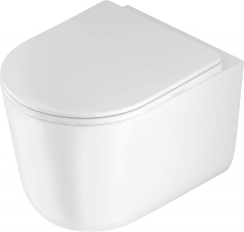 Miska WC z deską bezkołnierzowa - 2258890