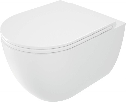 Miska WC z deską bezkołnierzowa - 2258892
