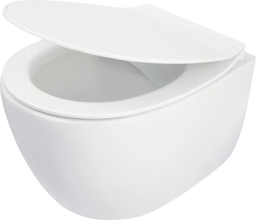 Miska WC z deską bezkołnierzowa - 2258889