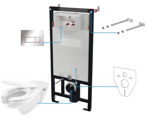 Zestaw WC podtynkowy 6 w 1 - 2258913
