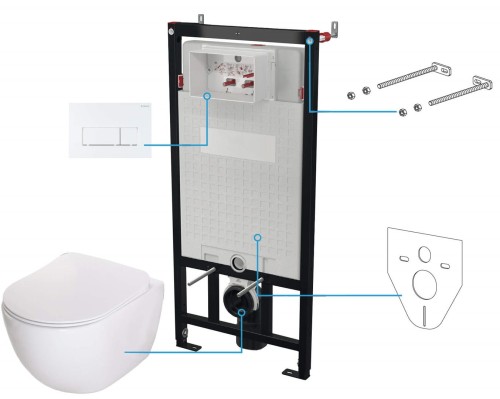Zestaw WC podtynkowy 6 w 1 - 2258907