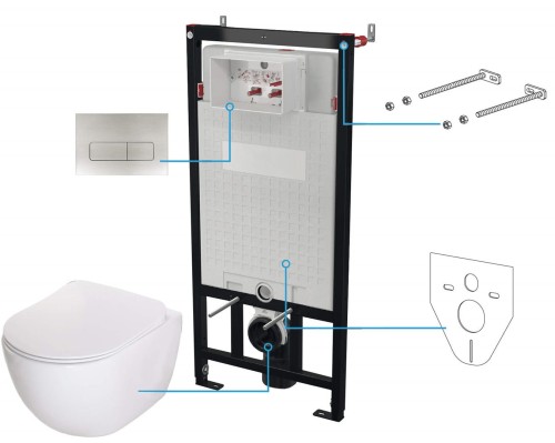 Zestaw WC podtynkowy 6 w 1 - 2258911