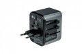 Adapter podróżny Verbatim UTA-03 globalny 1xUSB-C PD 30W QC 18W, 1xUSB-C 15W, 2xUSB-A 12W - 2326647