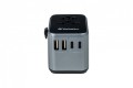 Adapter podróżny Verbatim UTA-03 globalny 1xUSB-C PD 30W QC 18W, 1xUSB-C 15W, 2xUSB-A 12W - 2326660