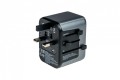 Adapter podróżny Verbatim UTA-03 globalny 1xUSB-C PD 30W QC 18W, 1xUSB-C 15W, 2xUSB-A 12W - 2326650