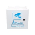 Extralink Minos | Zewnętrzny switch PoE | 8x RJ45 1000Mb/s PoE, 2x SFP, 200W, L2, aktywne chłodzenie - 2326749